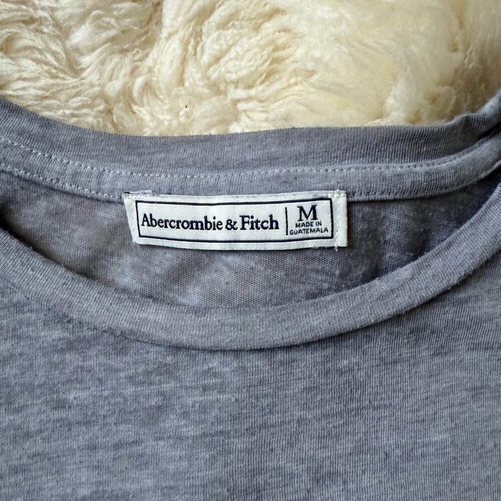 Abercrombie & Fitch Gray T-shirt Medium - Picture 2 of 8